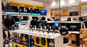 interiorul unui magazin flanco smart discounter