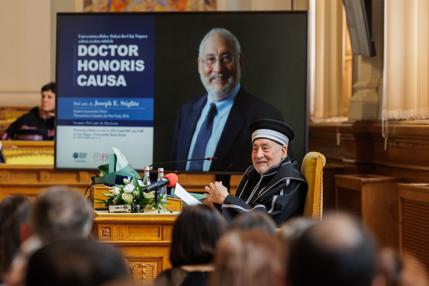 Joseph Stiglitz DHC la UBB Cluj