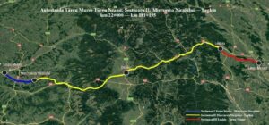 lotul Miercurea Nirajului-Sărățeni, în lungime de 23,4 km