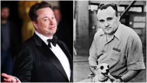 elon musk si serghei koroliev intr-un colaj foto