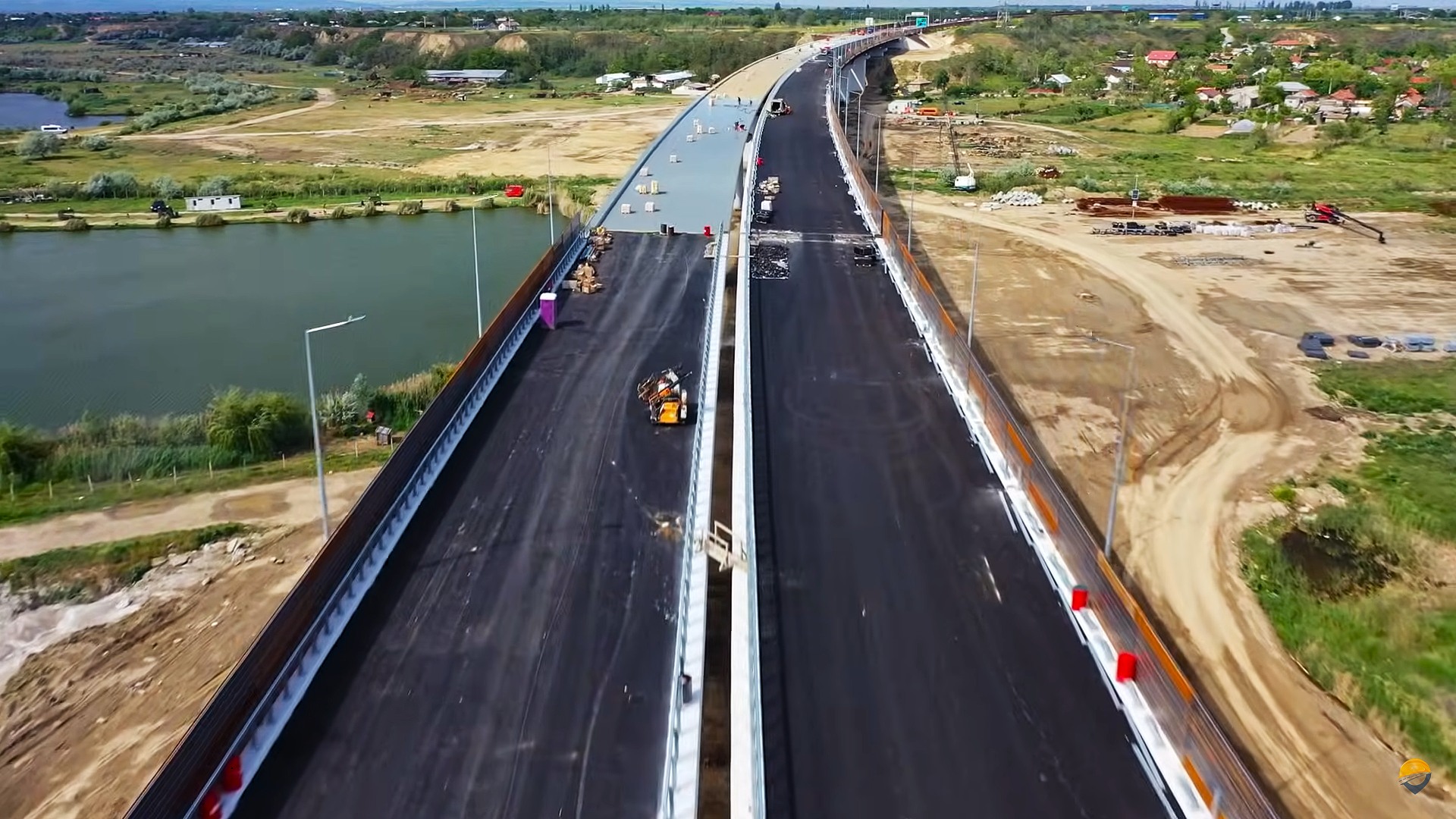 podul peste raul Buzau, Autostrada A7, mai 2025