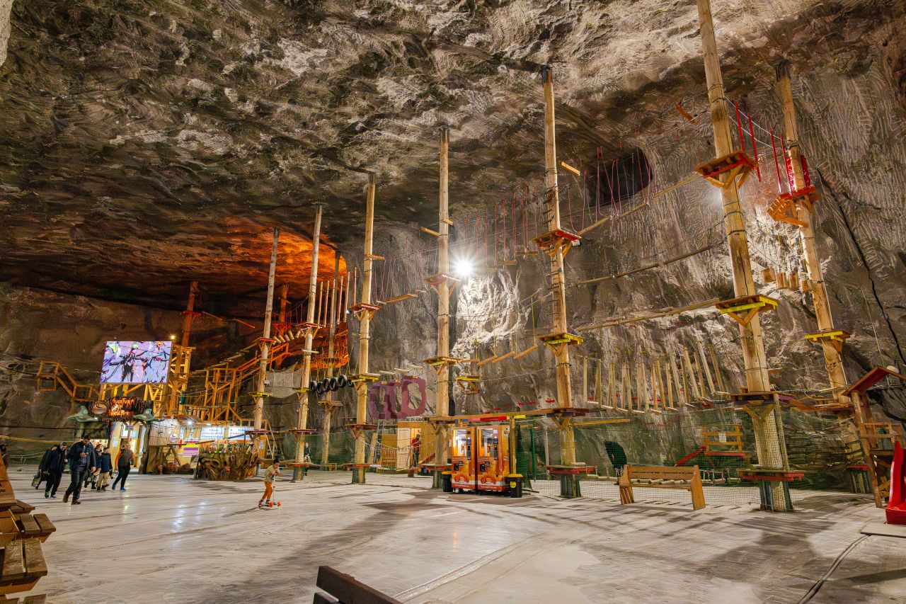 Loc de joacă în salina Praid