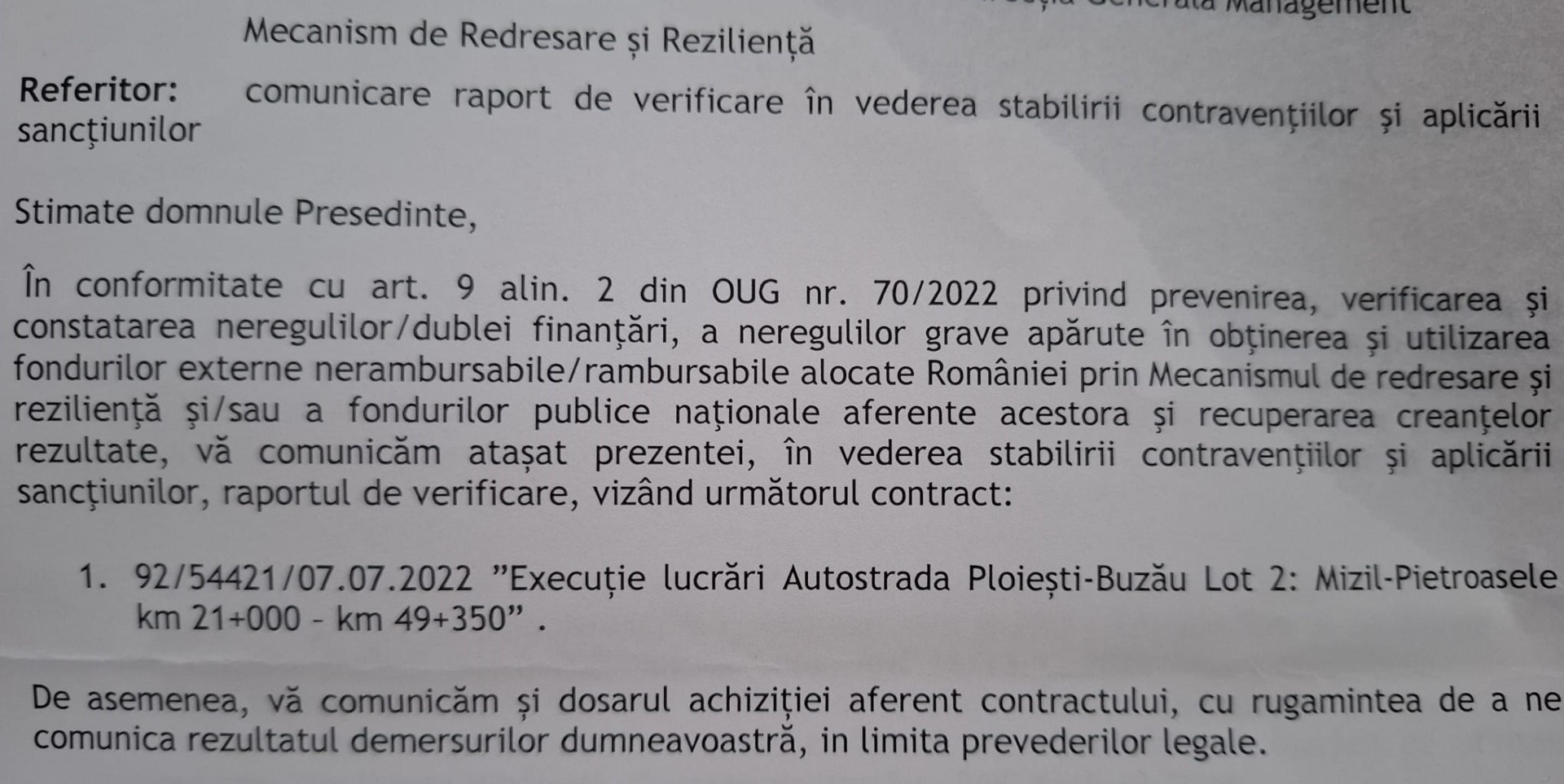 Contracte achizitii PNRR cu probleme