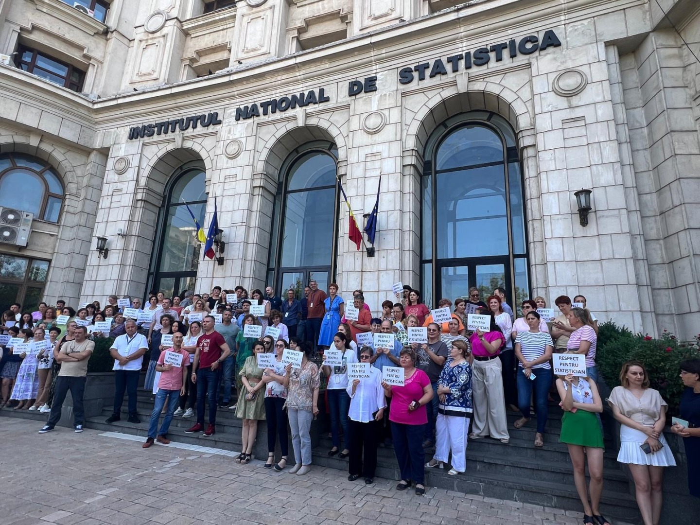 proteste Institutul Național de Statistică 1 iulie