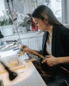 Georgiana ciceo in atelier