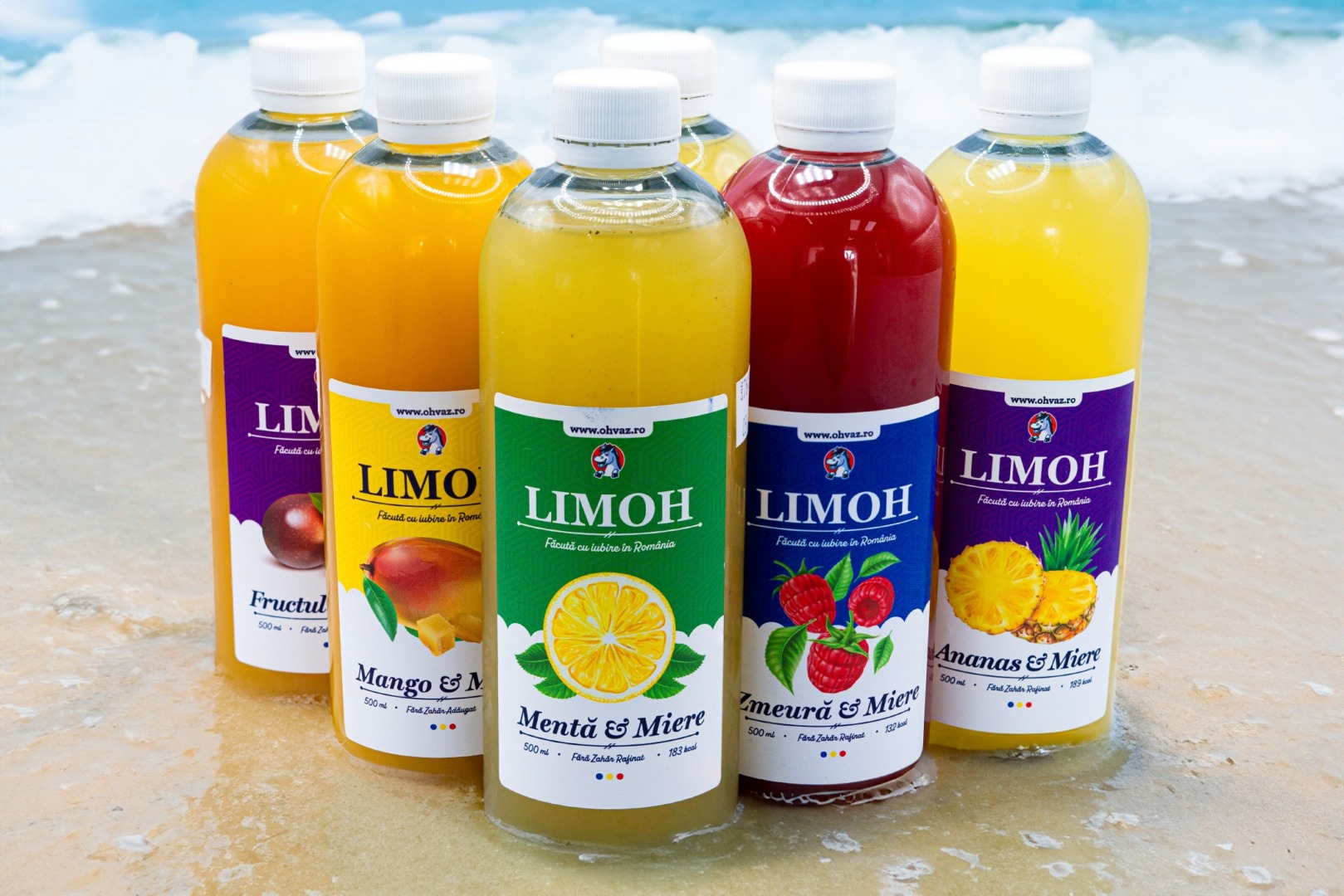 Diferite sortimente de limonadă de la OhVăz